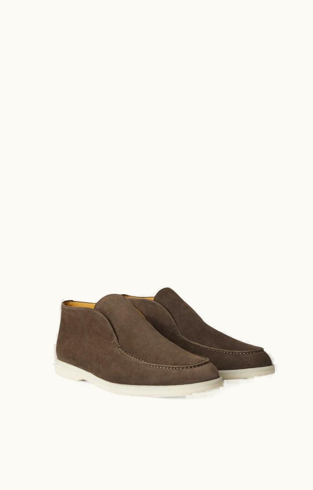 Loro Piana Loro Piana Walk Easy Chukka Boots Gray Suede