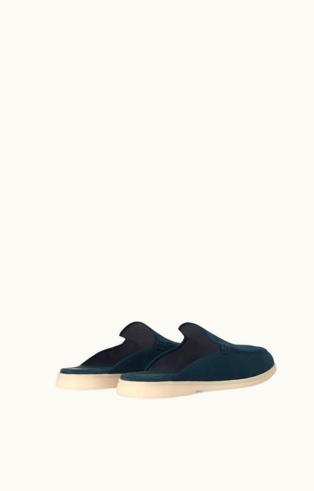 Loro Piana Loro Piana Summer Walk Babouche Slippers Petroleum