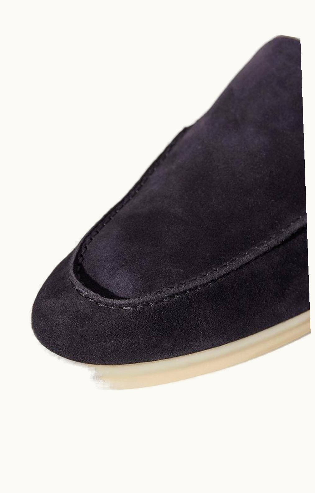 Loro Piana Loro Piana Babouche Walk Loafers Navy Blue