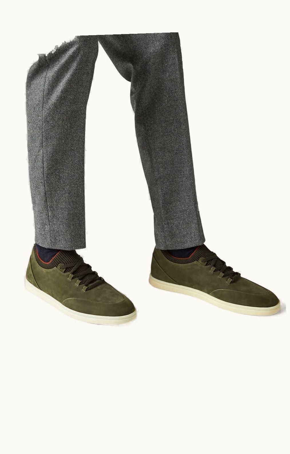 Loro Piana Loro Piana Soho Walk Sneaker Very Dark Green