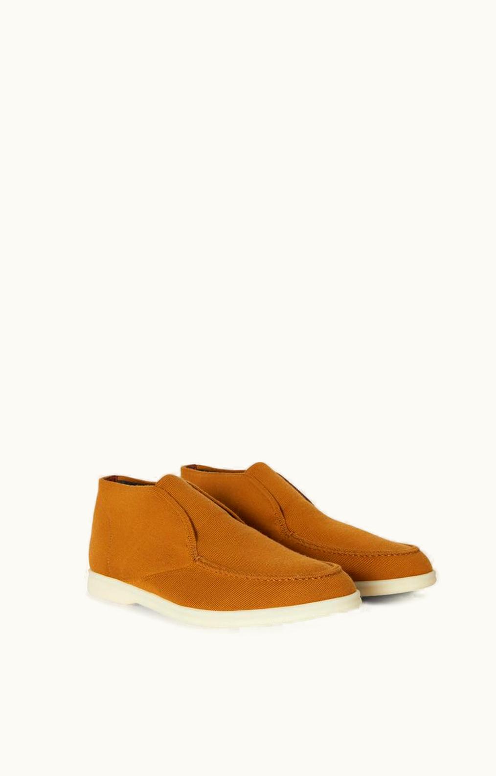 Loro Piana Loro Piana Open Knitted Walk Ankle Boot New Ocra