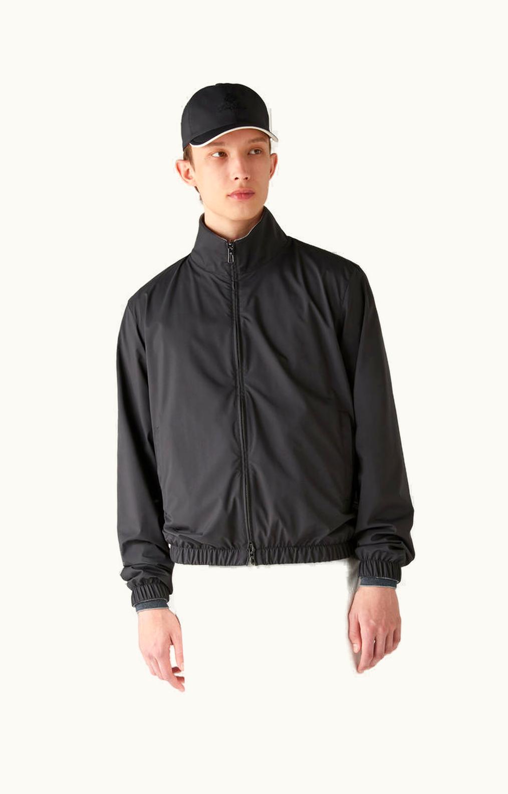 Loro Piana Loro Piana Windmate® Bomber Onyx/Flannel Melange