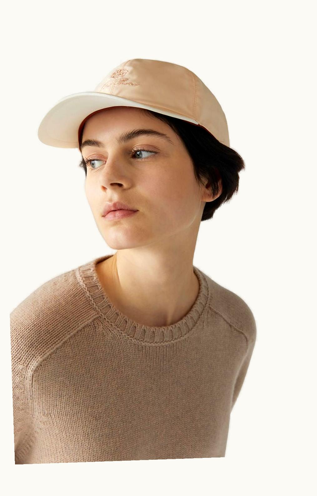 Loro Piana Loro Piana Baseball Cap Almond Blossom/White