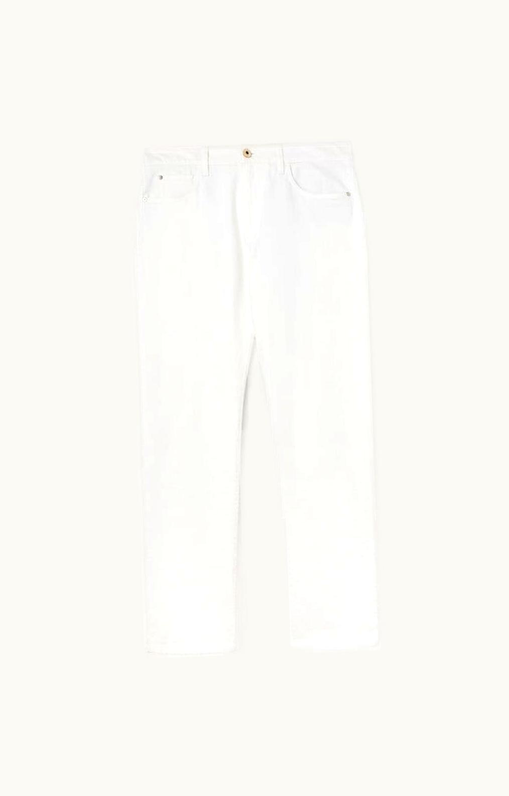 Loro Piana Loro Piana Quarona Five-Pocket Trousers Optical White