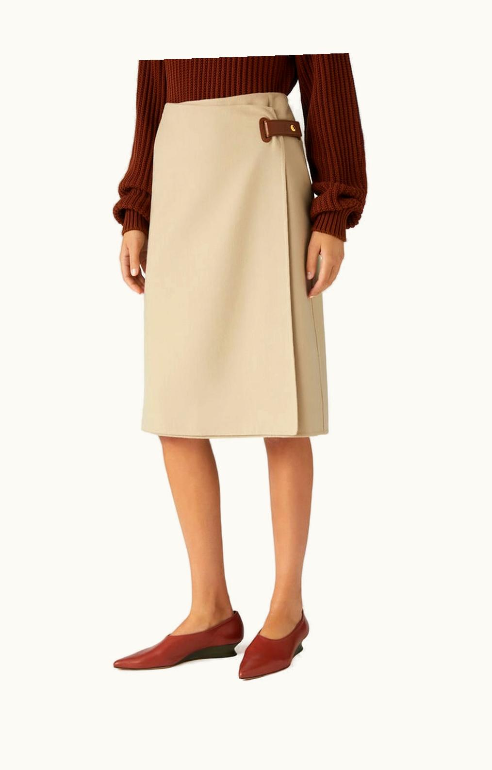 Loro Piana Loro Piana Keren Skirt Ginger Root