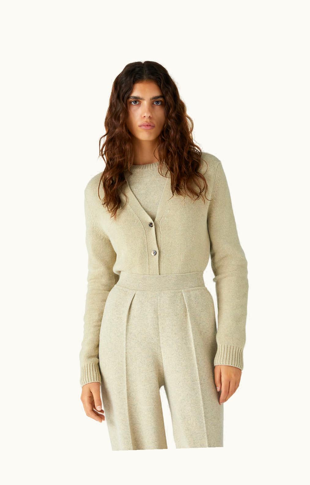 Loro Piana Loro Piana Parksville Cardigan Hot Springs Mel Natural Dyed