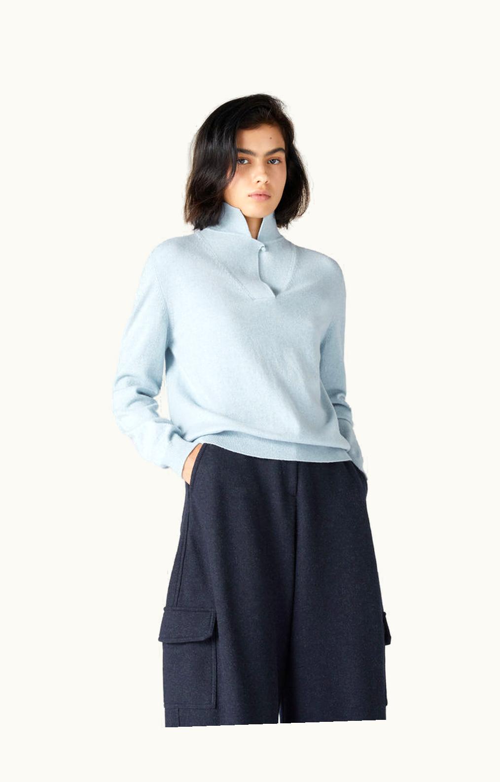 Loro Piana Loro Piana Arona Polo Shirt Spring Pond Mel Natural Dyed