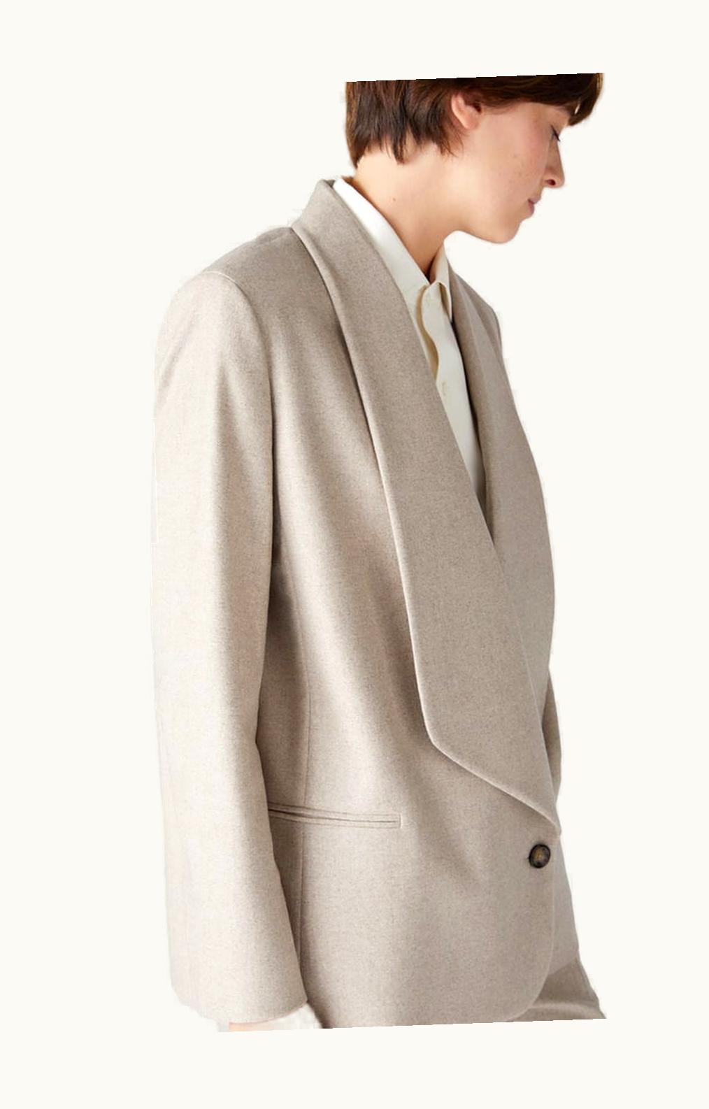 Loro Piana Loro Piana Sheri Jacket Natural Felt