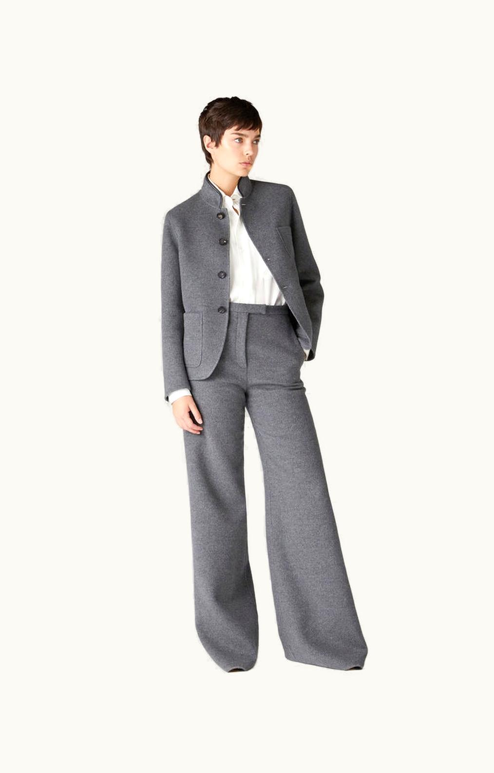 Loro Piana Loro Piana André Silk Satin Shirt Pinstripe Pattern