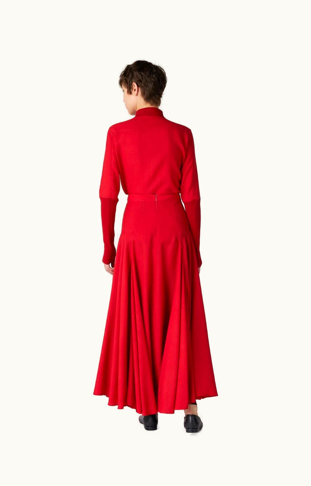Loro Piana Loro Piana Flavia Skirt Tango Red