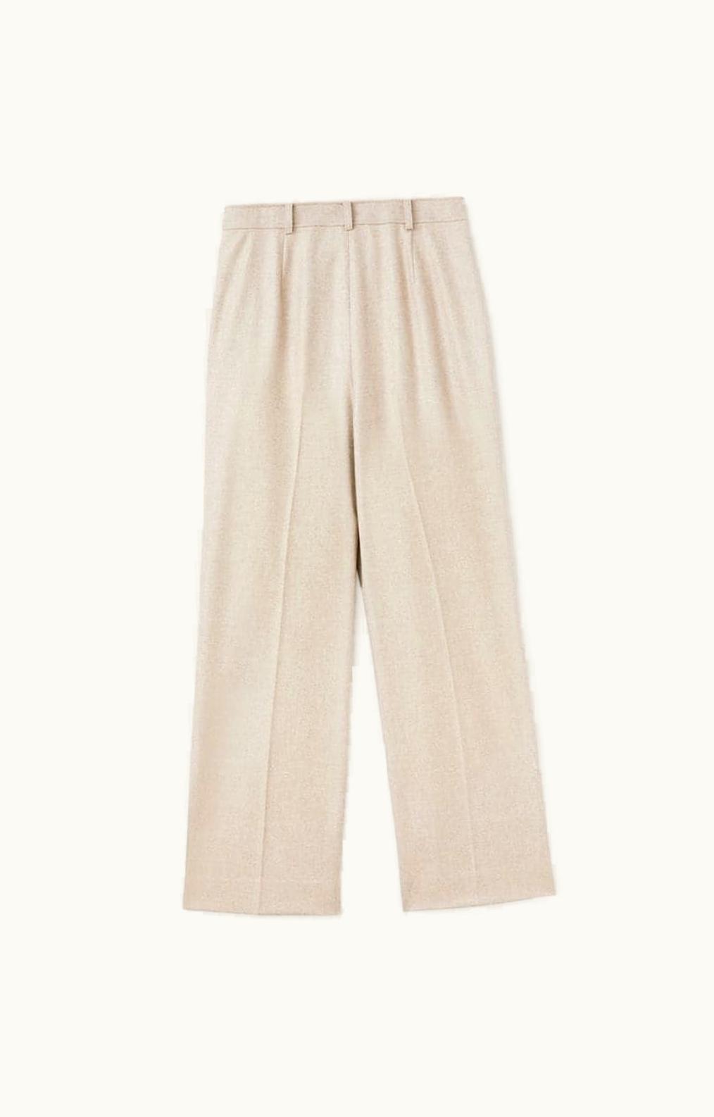Loro Piana Loro Piana Yurik Trousers Natural Felt