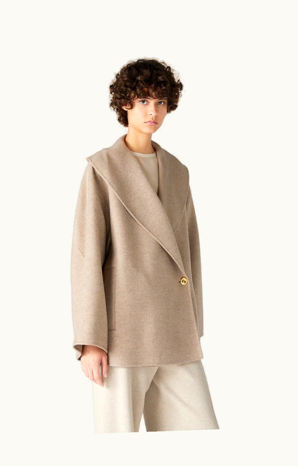 Loro Piana Loro Piana Enrique Coat Naturale Brown