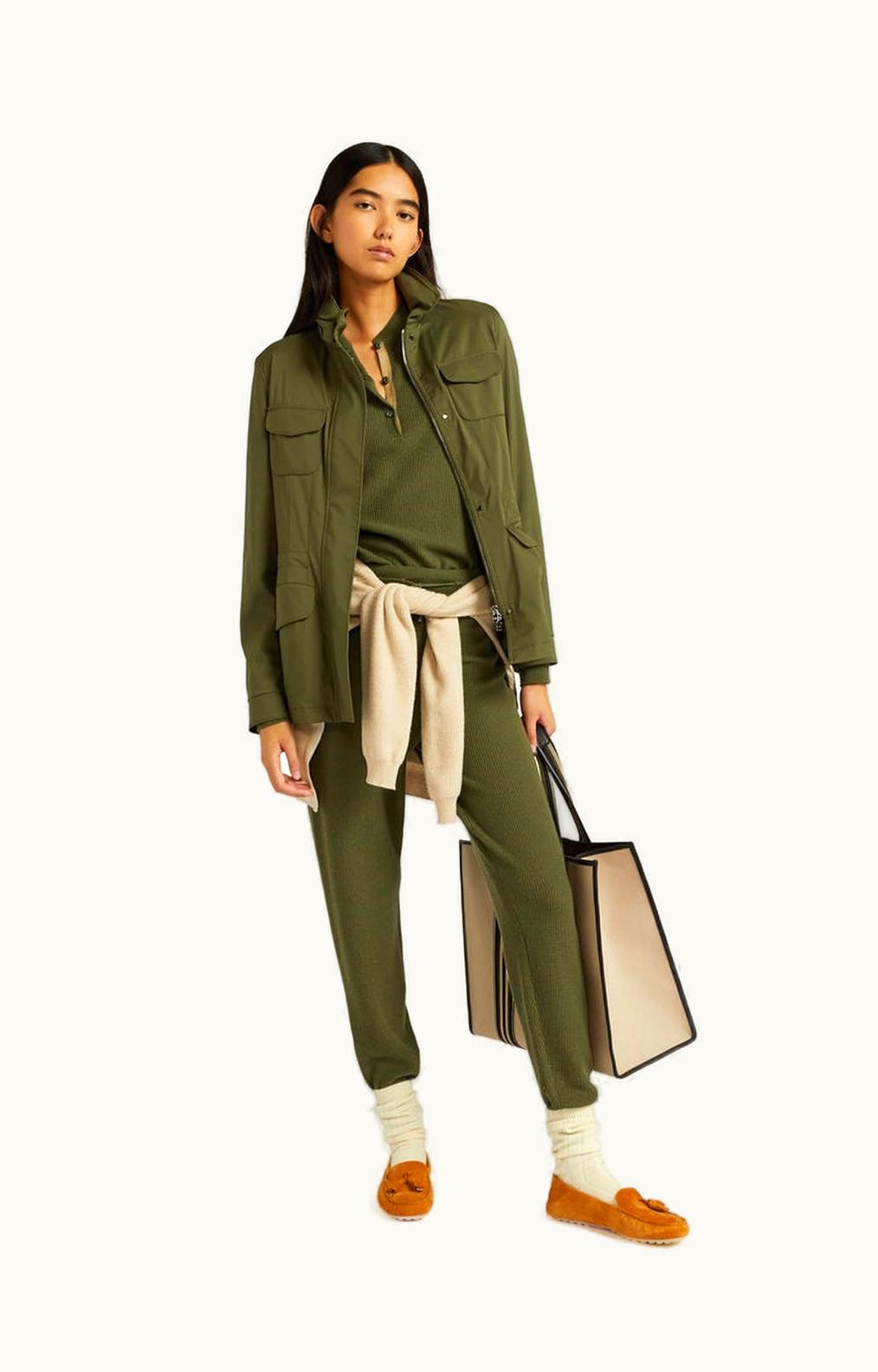 Loro Piana Loro Piana Windmate® Traveller Jacket Dark Lichen Green - Luxury Traveller Jacket Dark Lichen Green