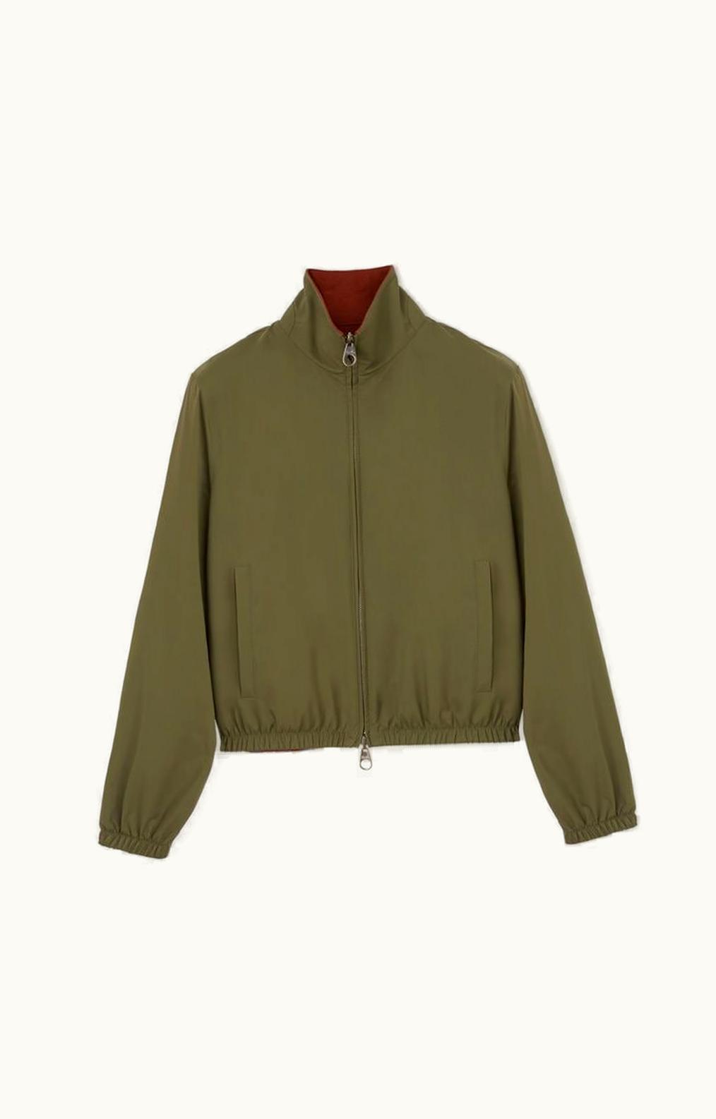 Loro Piana Loro Piana Windmate® Bomber Dark Lichen Green
