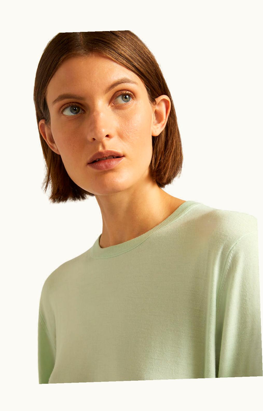Loro Piana Loro Piana The Gift Of Kings® Crew Neck Green Lily