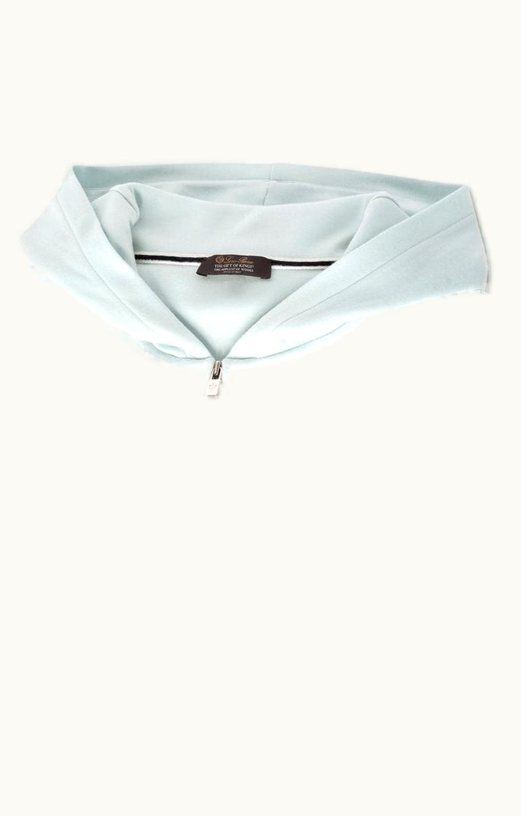 Loro Piana Loro Piana The Gift Of Kings® Soft Jersey Bomber Jacket Candy Sky