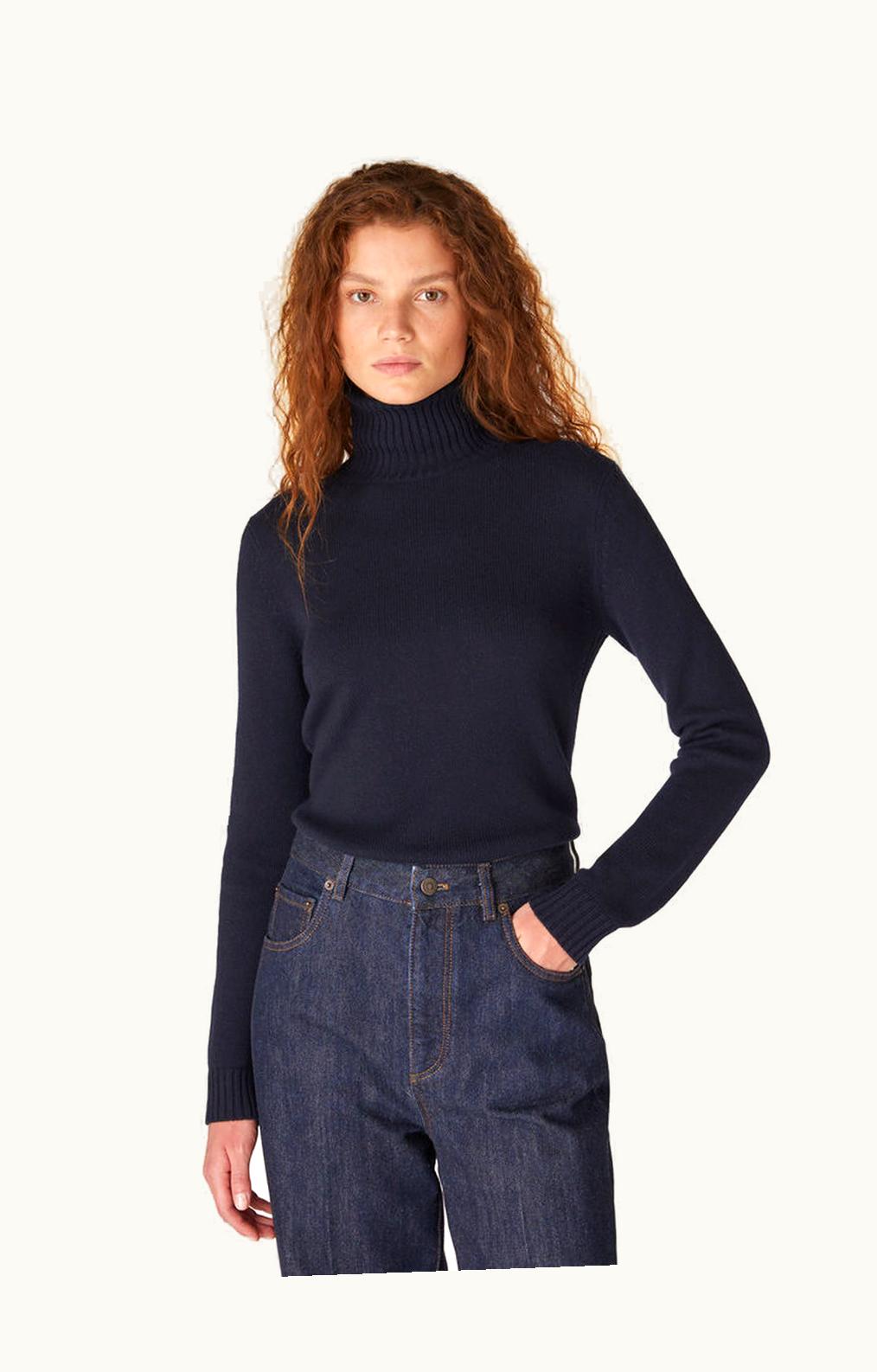 Loro Piana Loro Piana Parksville Turtleneck Navy Blue