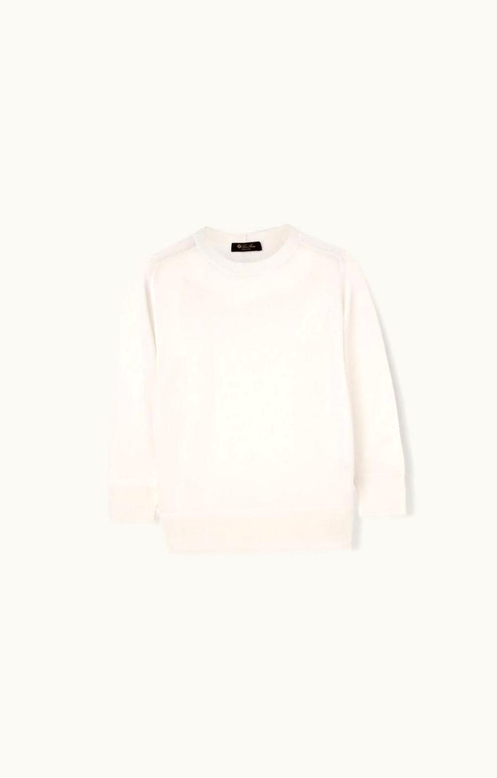 Loro Piana Loro Piana Piuma Crew Neck White