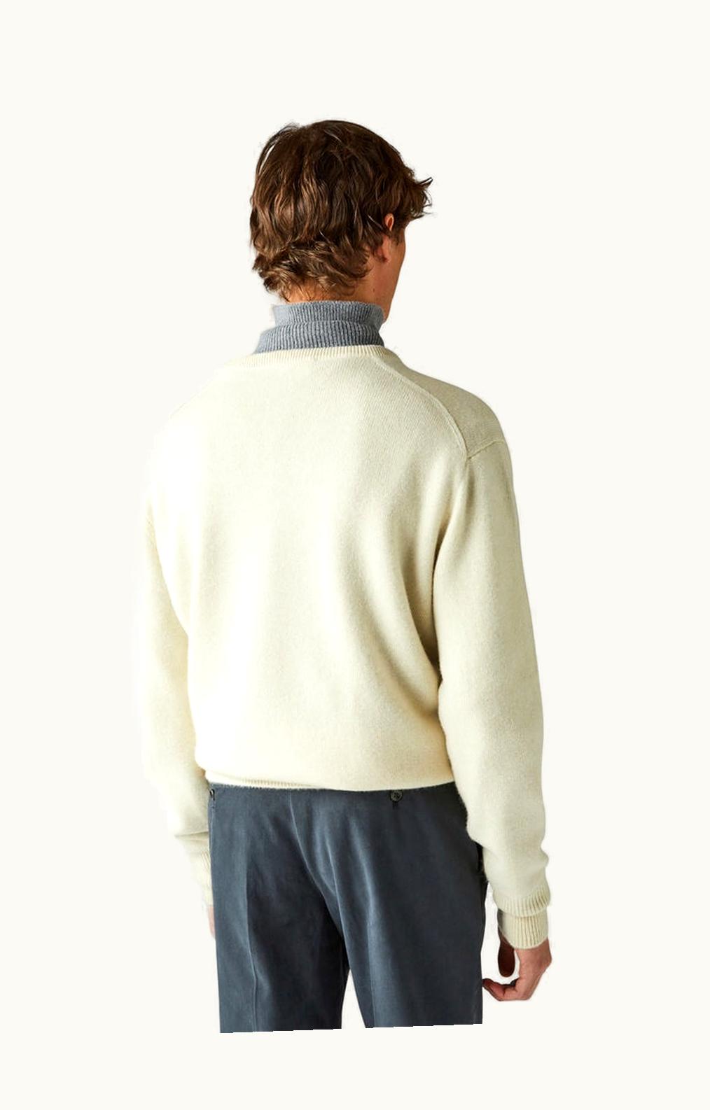 Loro Piana Loro Piana Loro V-Neck Jumper Pure Dunes Mel