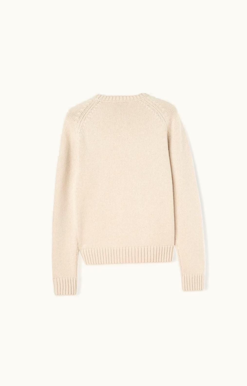 Loro Piana Loro Piana Parksville Crew Neck Natural Melange