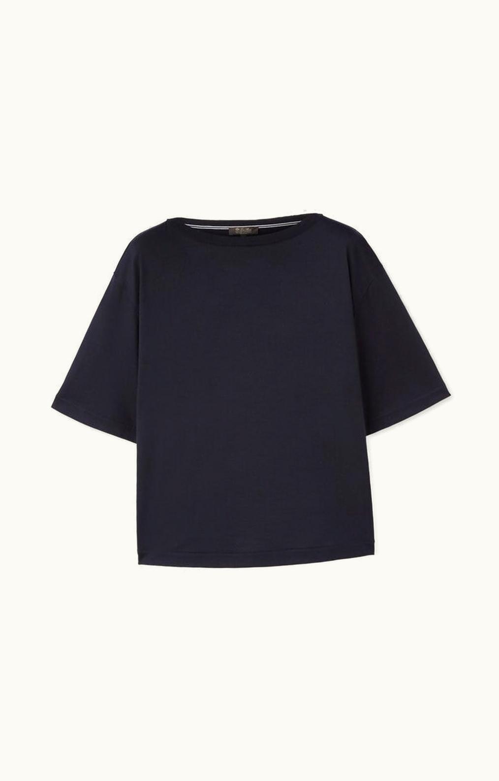 Loro Piana Loro Piana The Gift Of Kings® Neo Boat Neck Navy Blue
