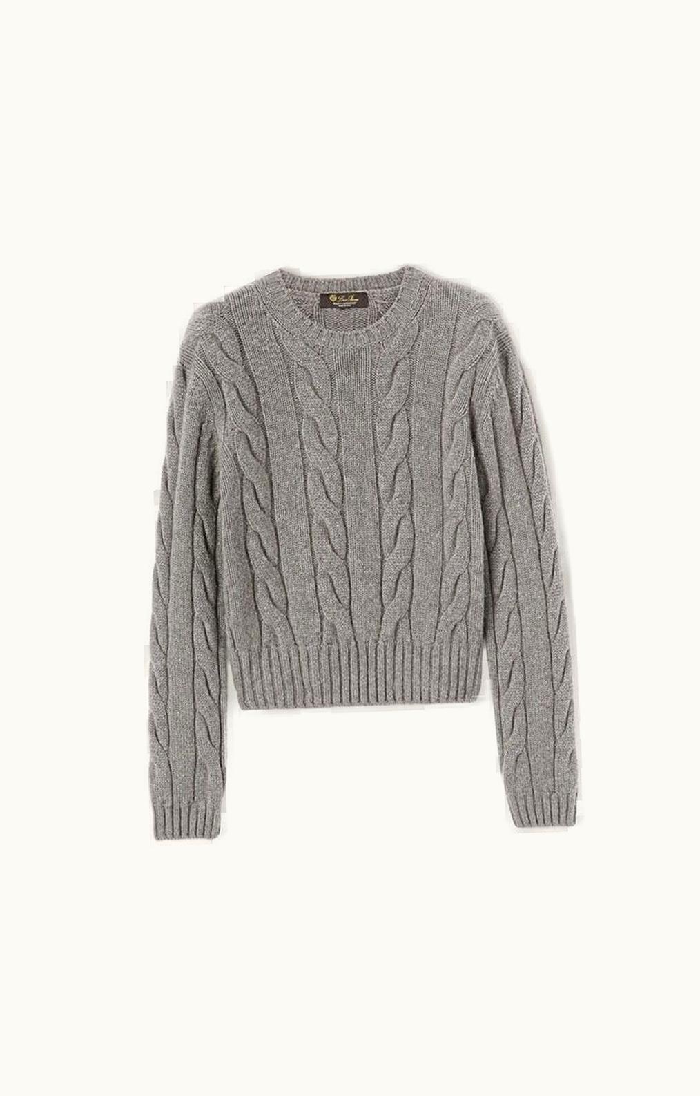 Loro Piana Loro Piana Napier Crew Neck Cayenne Melange/North Sea