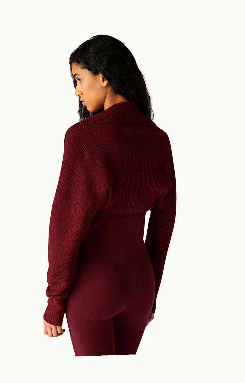 Loro Piana Loro Piana Cocooning Shrug Antique Wine Mel