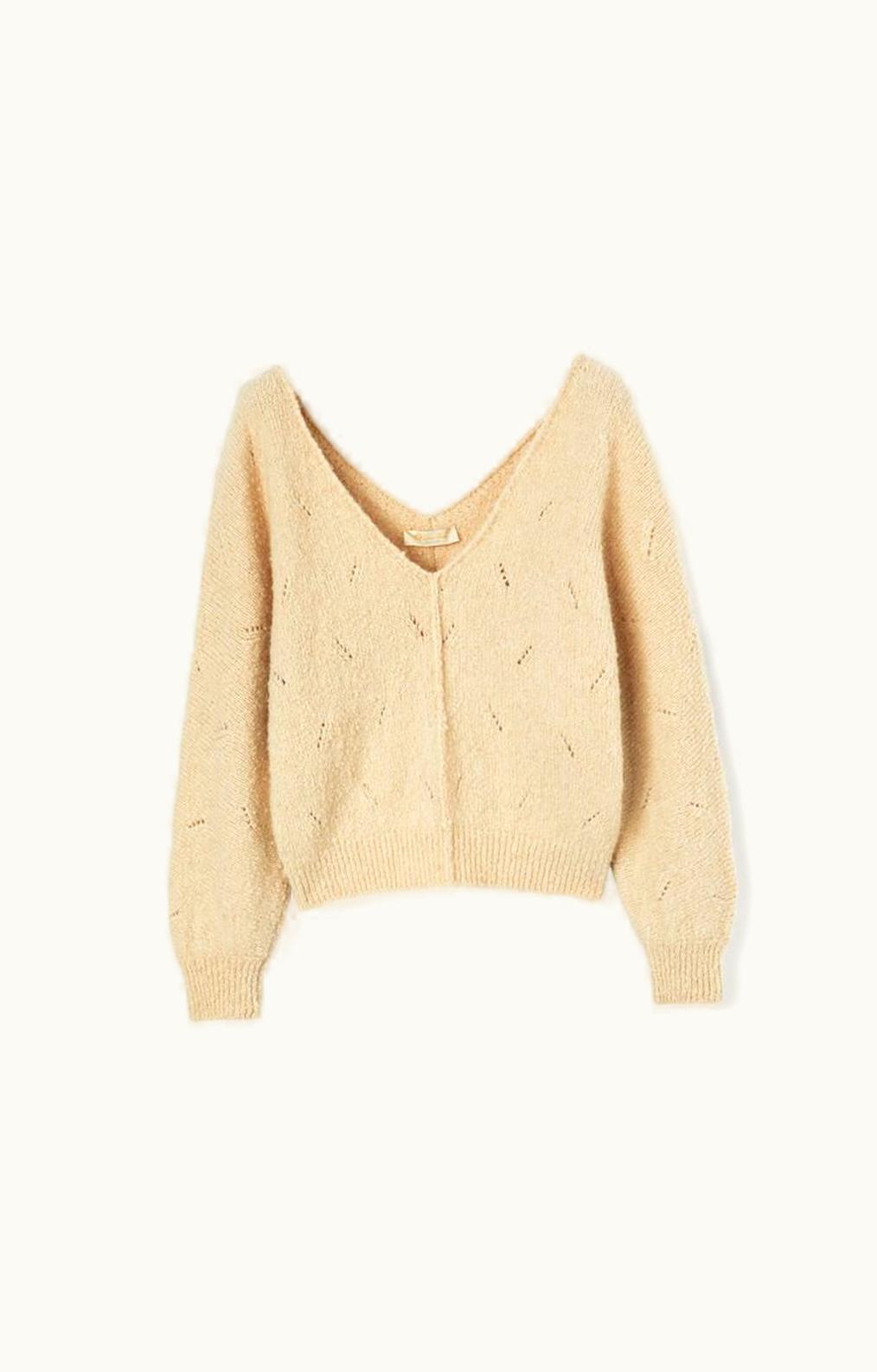 Loro Piana Loro Piana Cocooning V-Neck Jumper Kasha