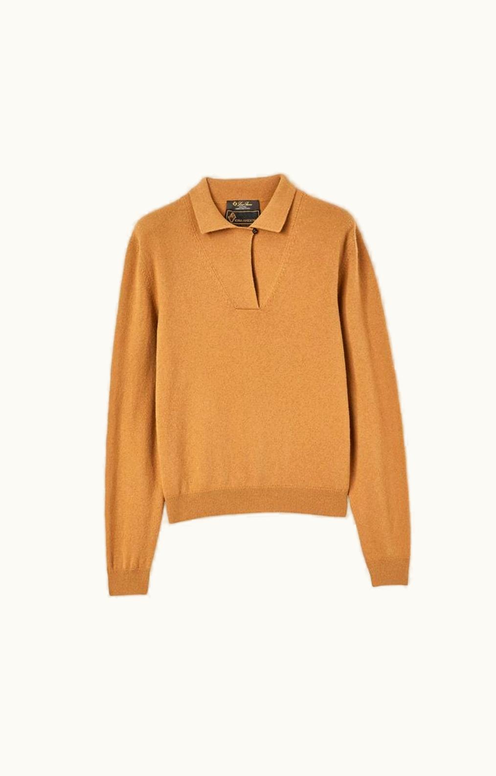 Loro Piana Loro Piana Merano Polo Shirt Natural Medium Vicuna