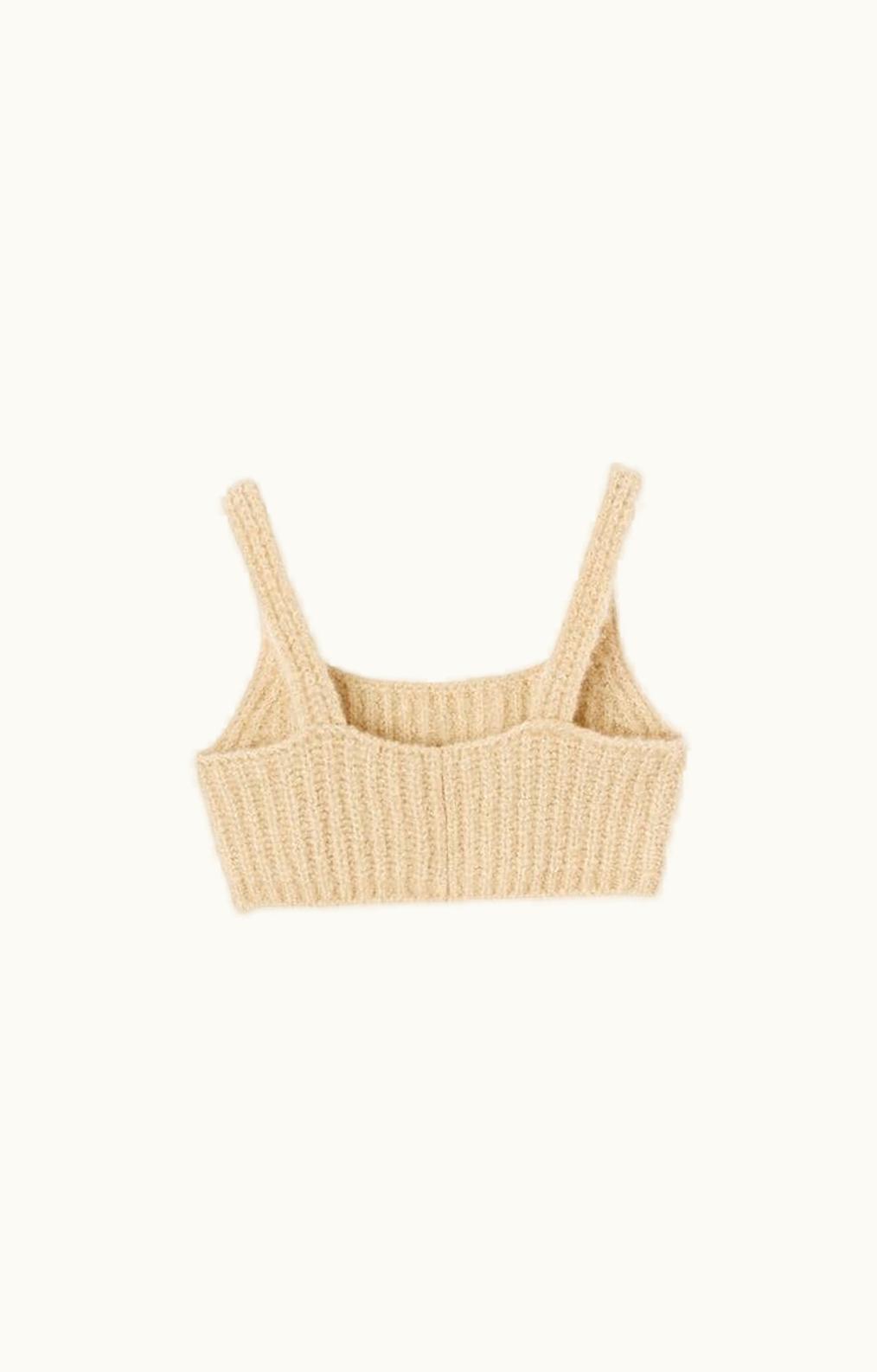 Loro Piana Loro Piana Cocooning Top Aircash Cashmere Crop Top Ivory