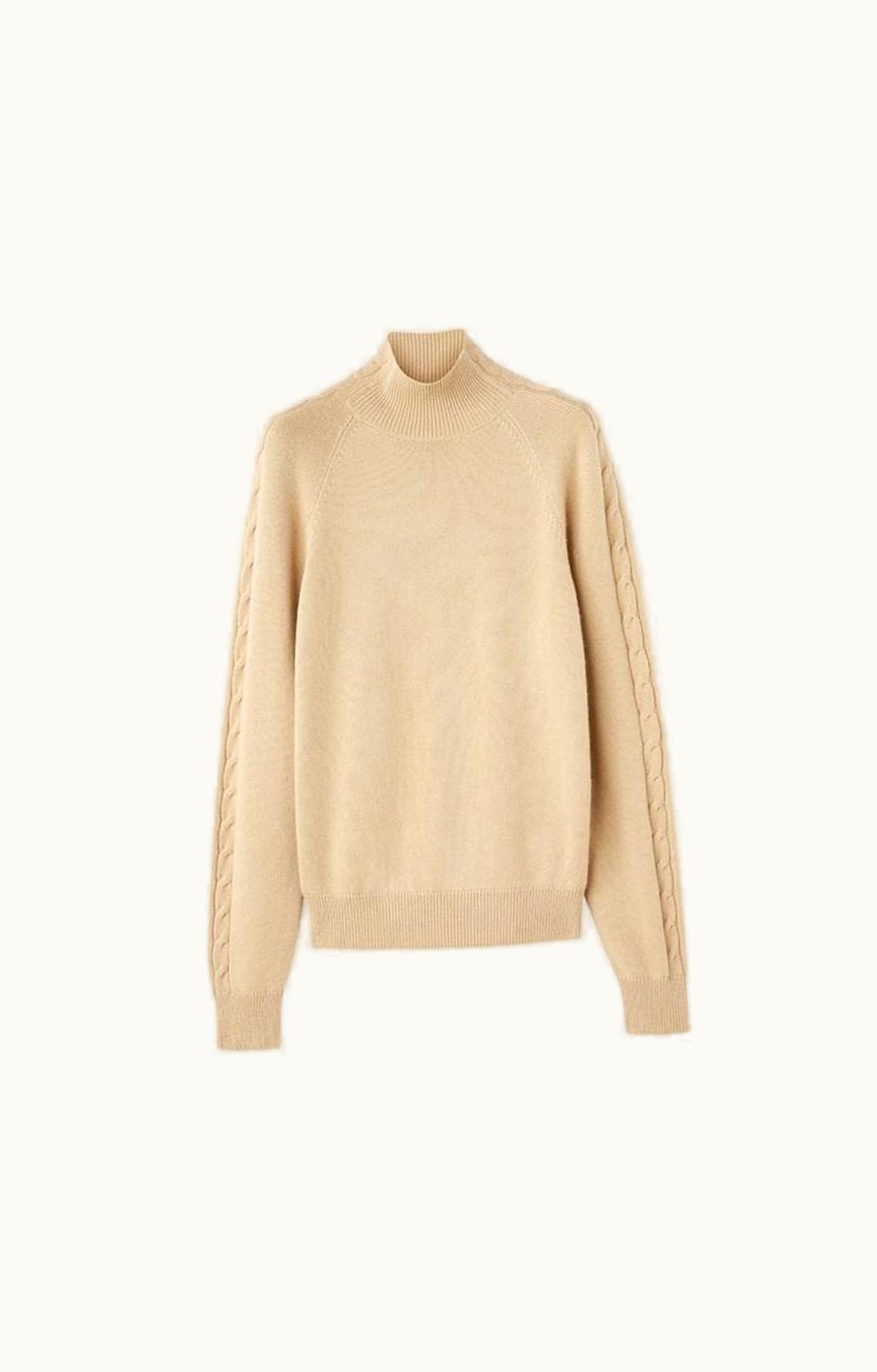 Loro Piana Loro Piana Autumn/Winter Vicuna Turtleneck Neutral Hues