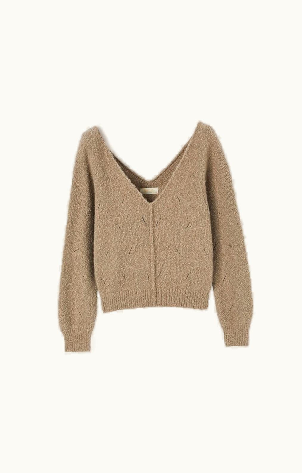 Loro Piana Loro Piana Cocooning V-Neck Jumper Brown