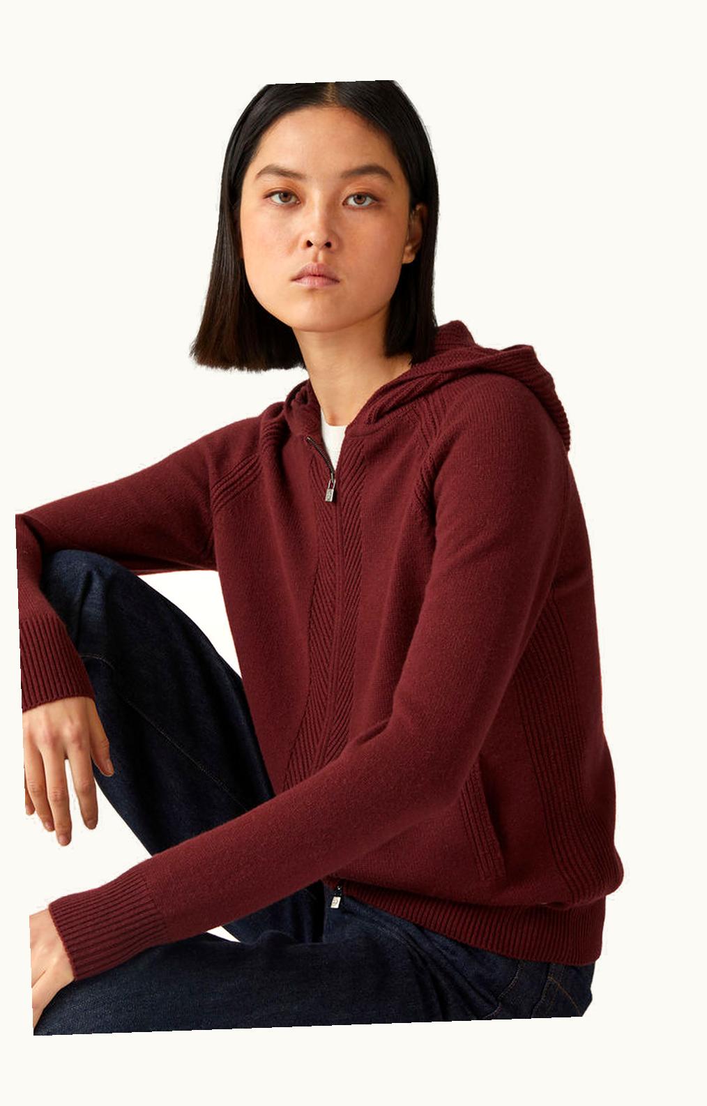 Loro Piana Loro Piana Vicuña Bomber Mulled Wine