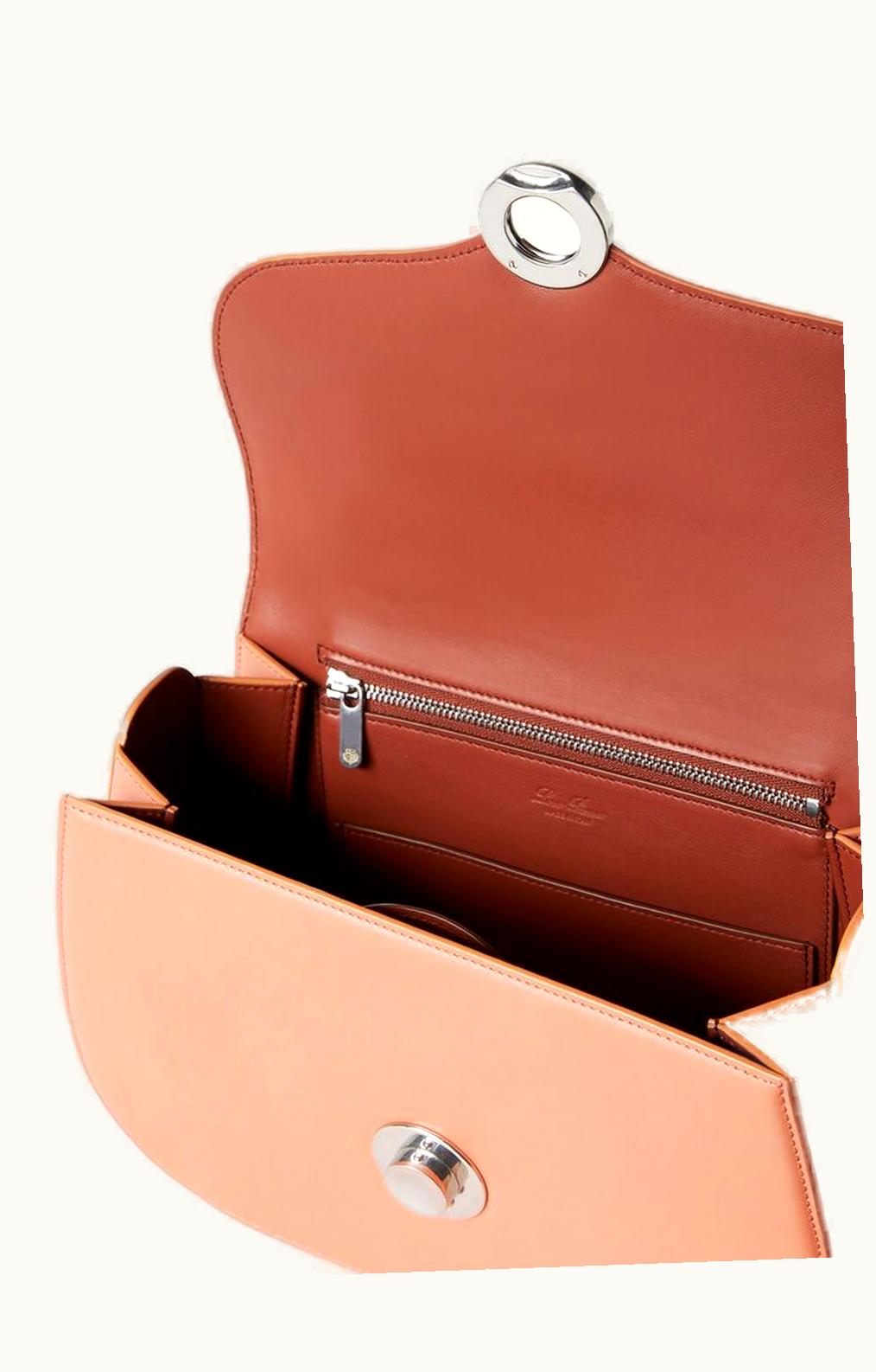 Loro Piana Loro Piana Medium Ghiera Bag Peach Suede/Kummel