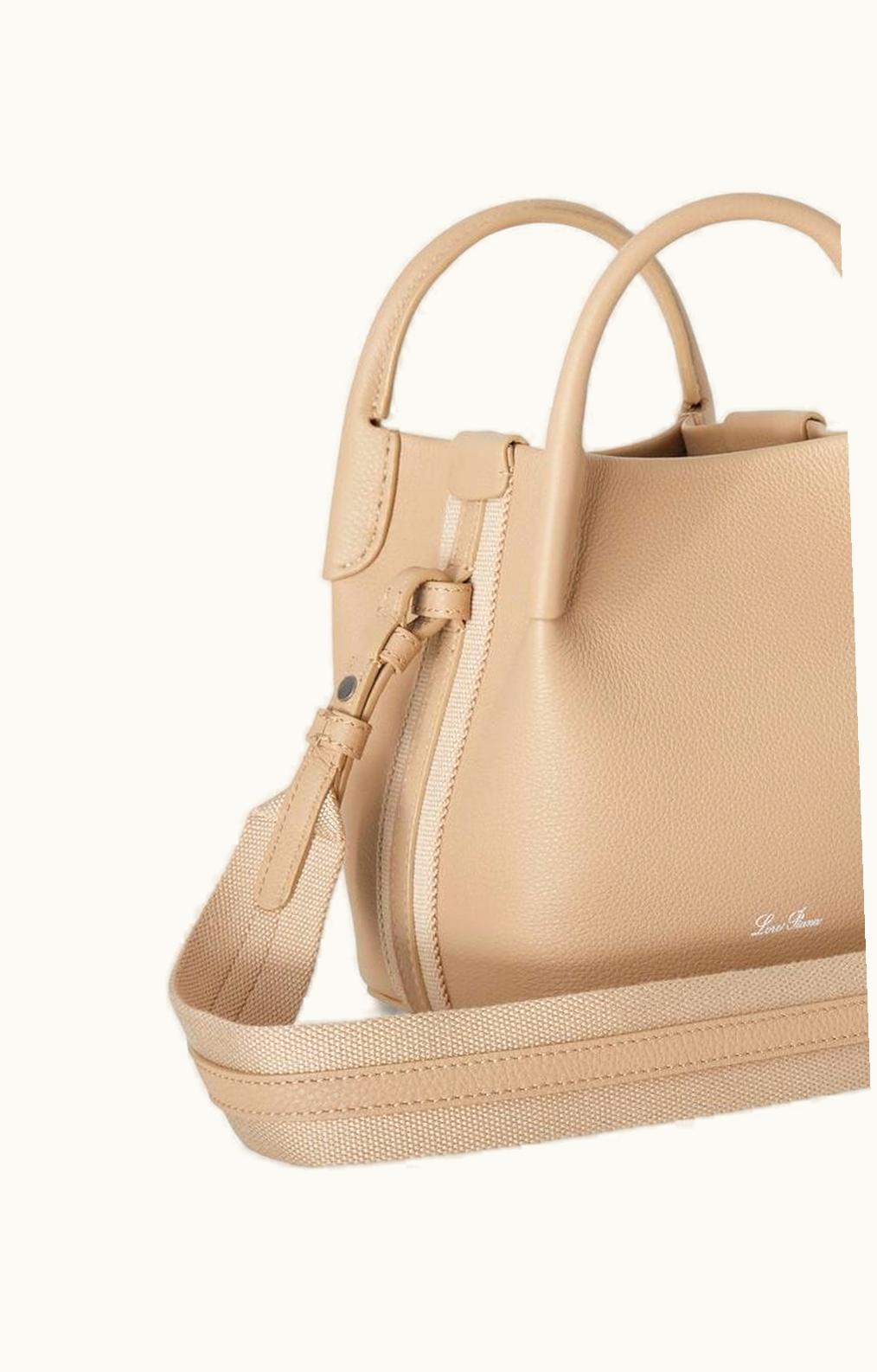 Loro Piana Loro Piana Micro Bale Bag Light Mastic