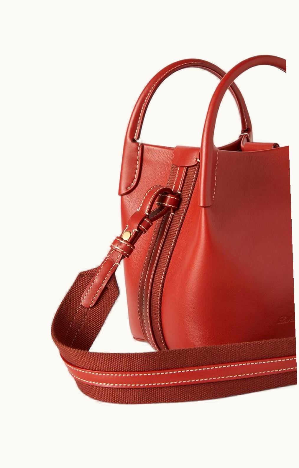 Loro Piana Loro Piana Micro Bale Bag Deep Kummel