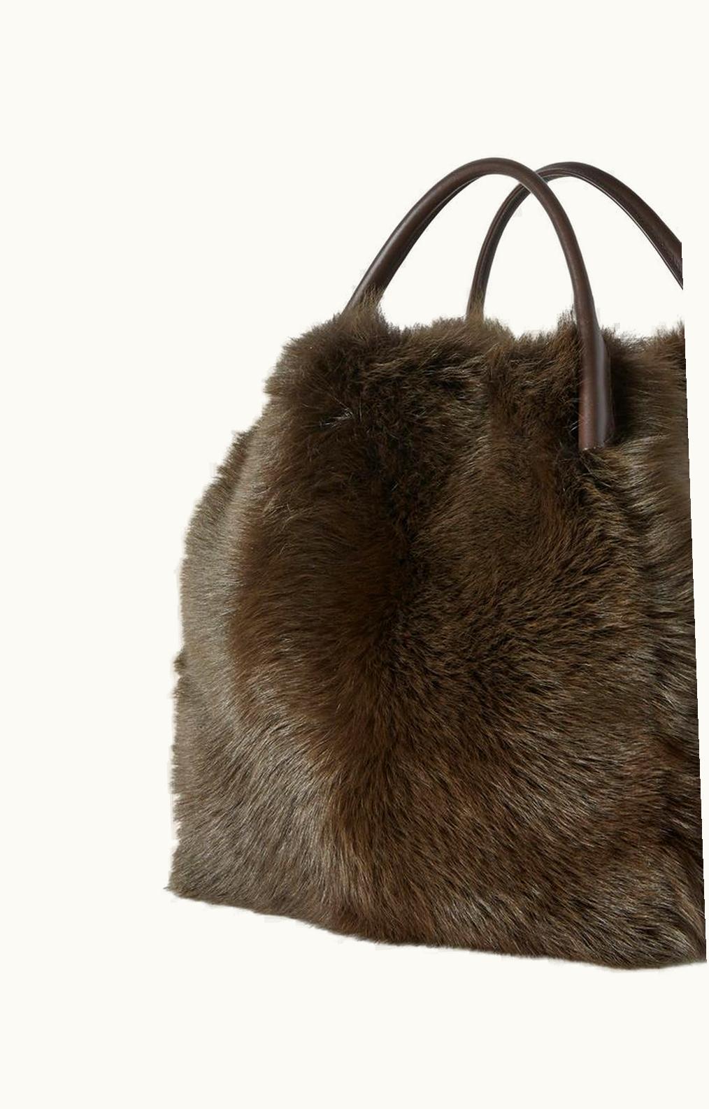 Loro Piana Loro Piana Large Bale Bag Mountain Cottage/Dark Choco Licor
