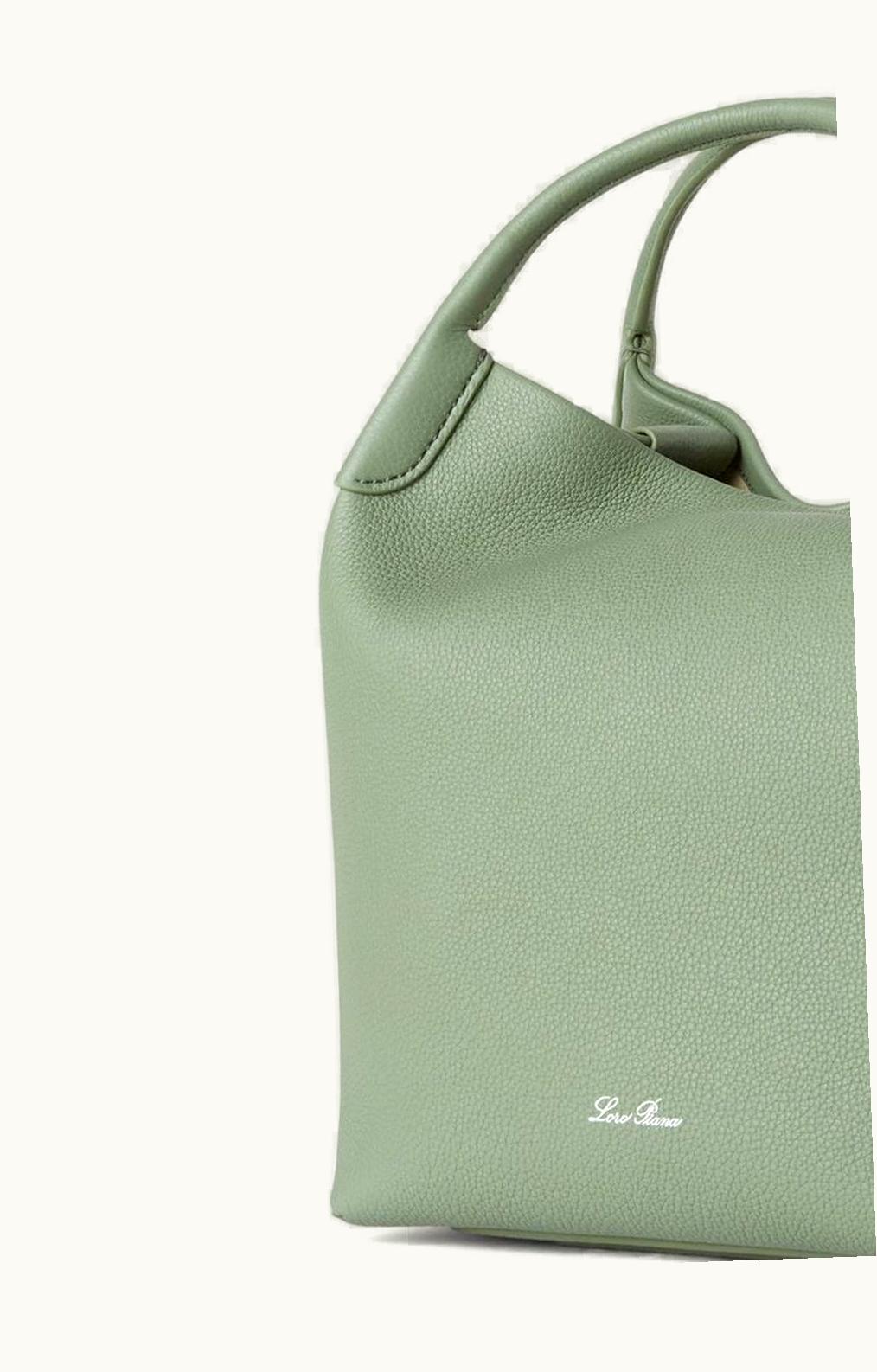 Loro Piana Loro Piana Large Bale Bag Sage Brush Leaves