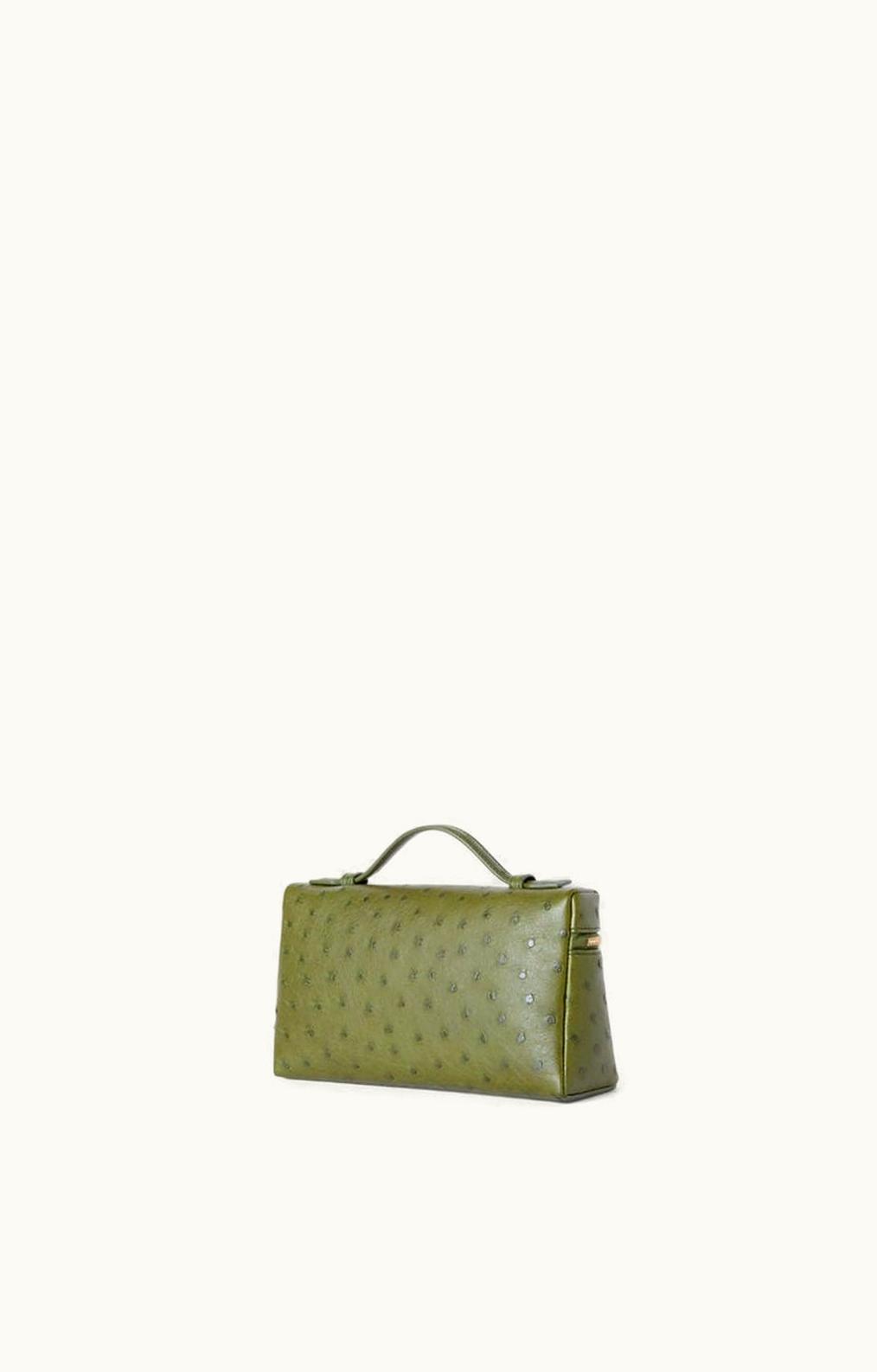 Loro Piana Loro Piana Extra Pocket Pouch L19 Dark Lichen Green