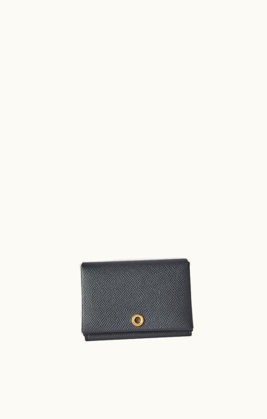 Loro Piana Loro Piana Ghiera Card Holder Blue Navy/Cayenne