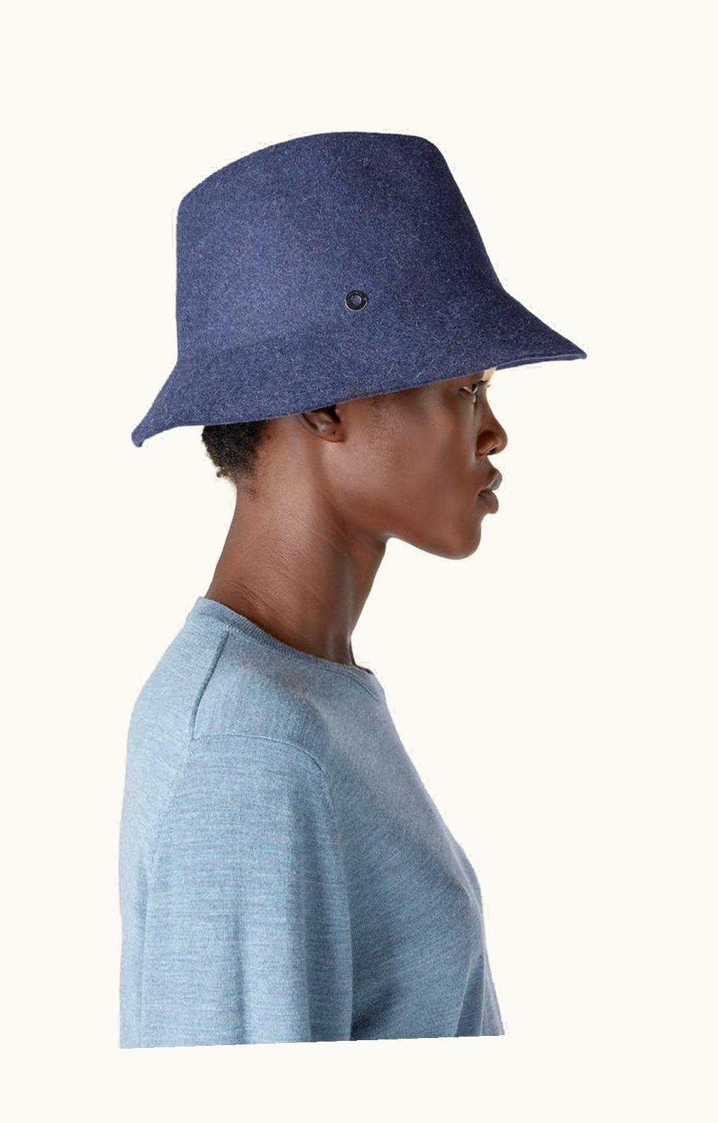 Loro Piana Loro Piana My Journey Hat Denim Felt
