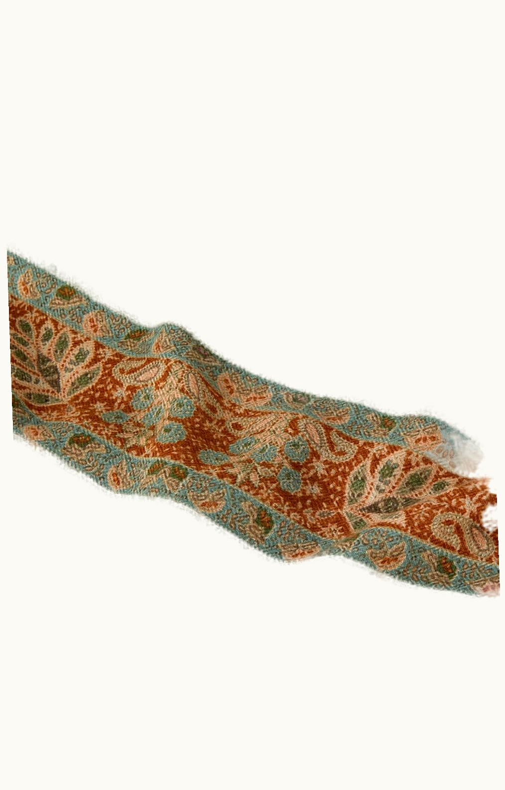 Loro Piana Loro Piana Yoyogi Shawl Hinoki Wood/Moss/Rust