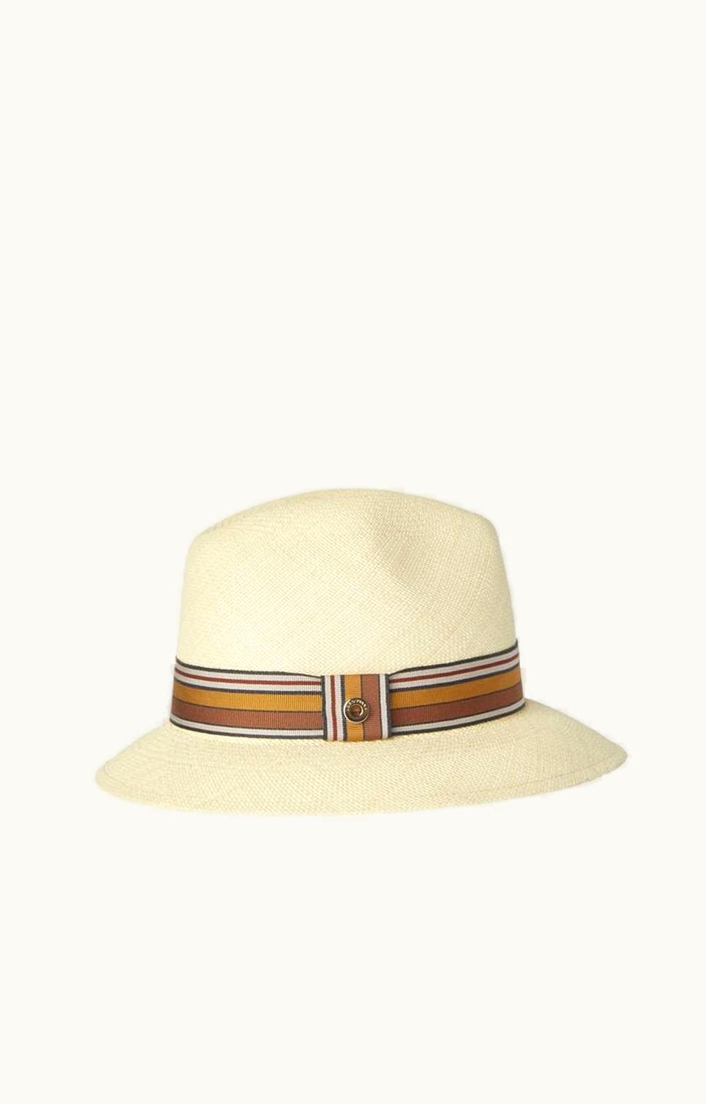 Loro Piana Loro Piana The Suitcase Stripe Ingrid Hat Natural Straw