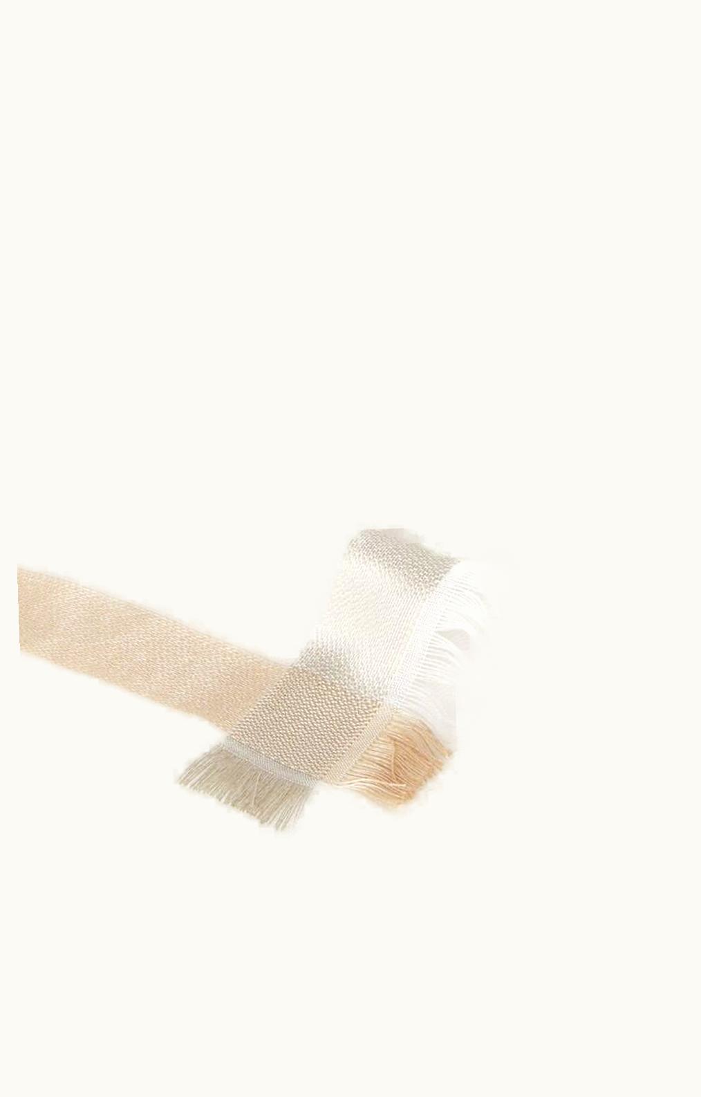 Loro Piana Loro Piana Quadrata Rainbow Scarf Optical White/Neutral Ribbon
