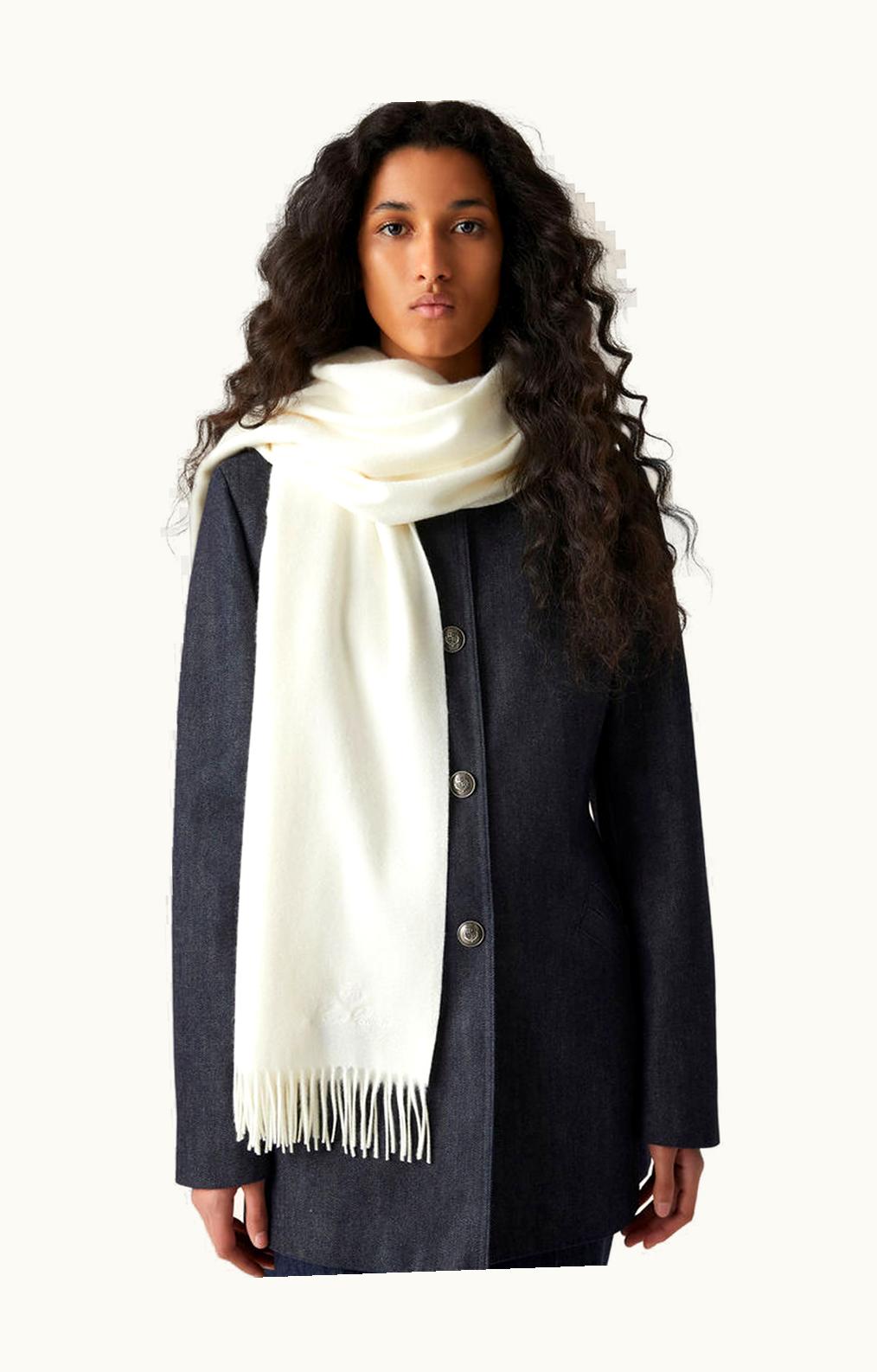 Loro Piana Loro Piana Opera Stole White