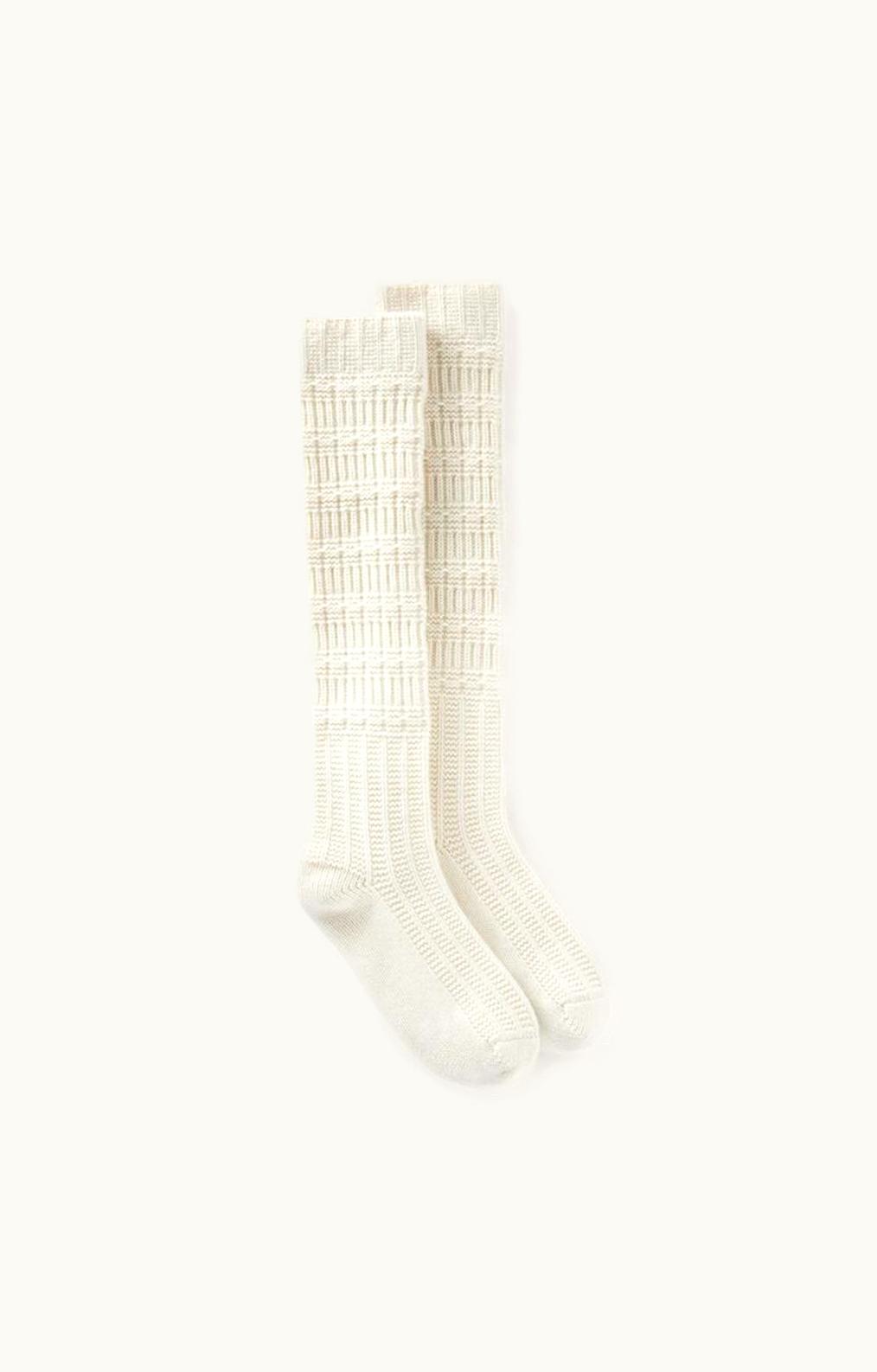 Loro Piana Loro Piana Snowfall Knee-High Baby Cashmere Socks