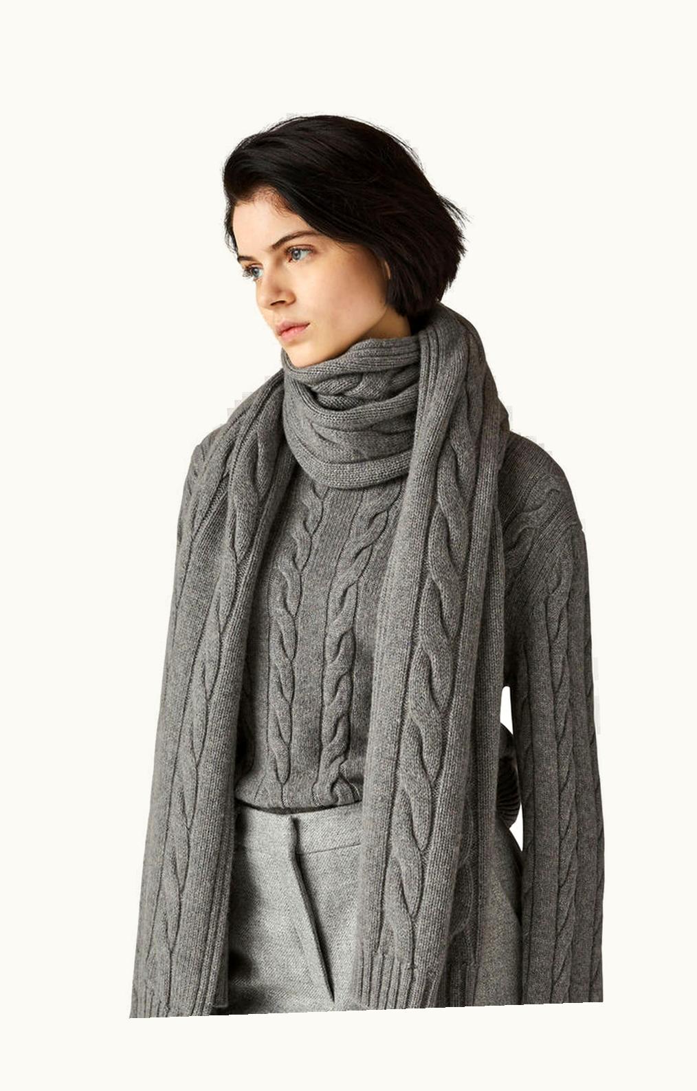 Loro Piana Loro Piana Napier Scarf Cayenne Melange/North Sea