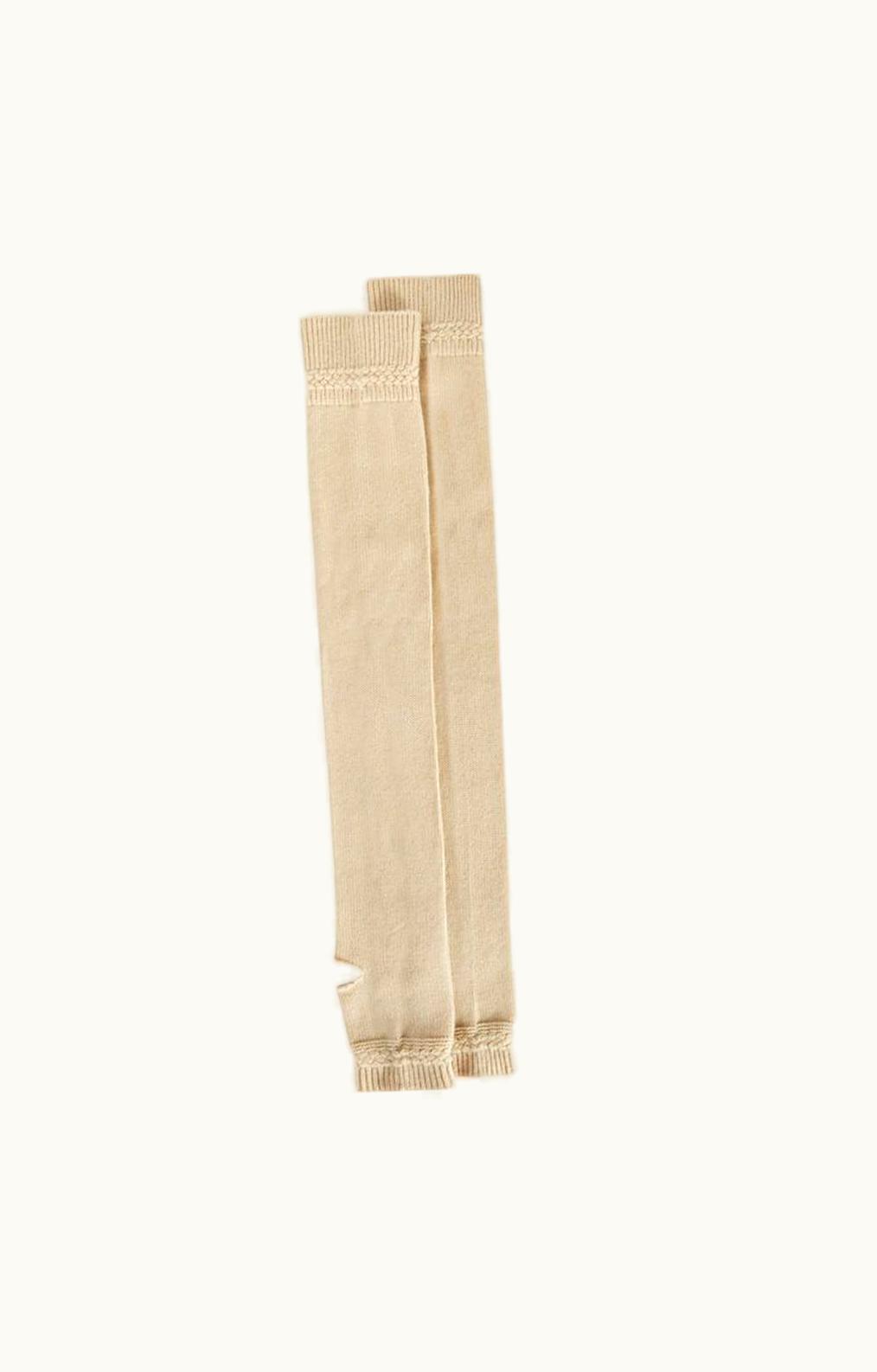 Loro Piana Loro Piana Maple Wood Mel Cashmere Legwarmer Socks