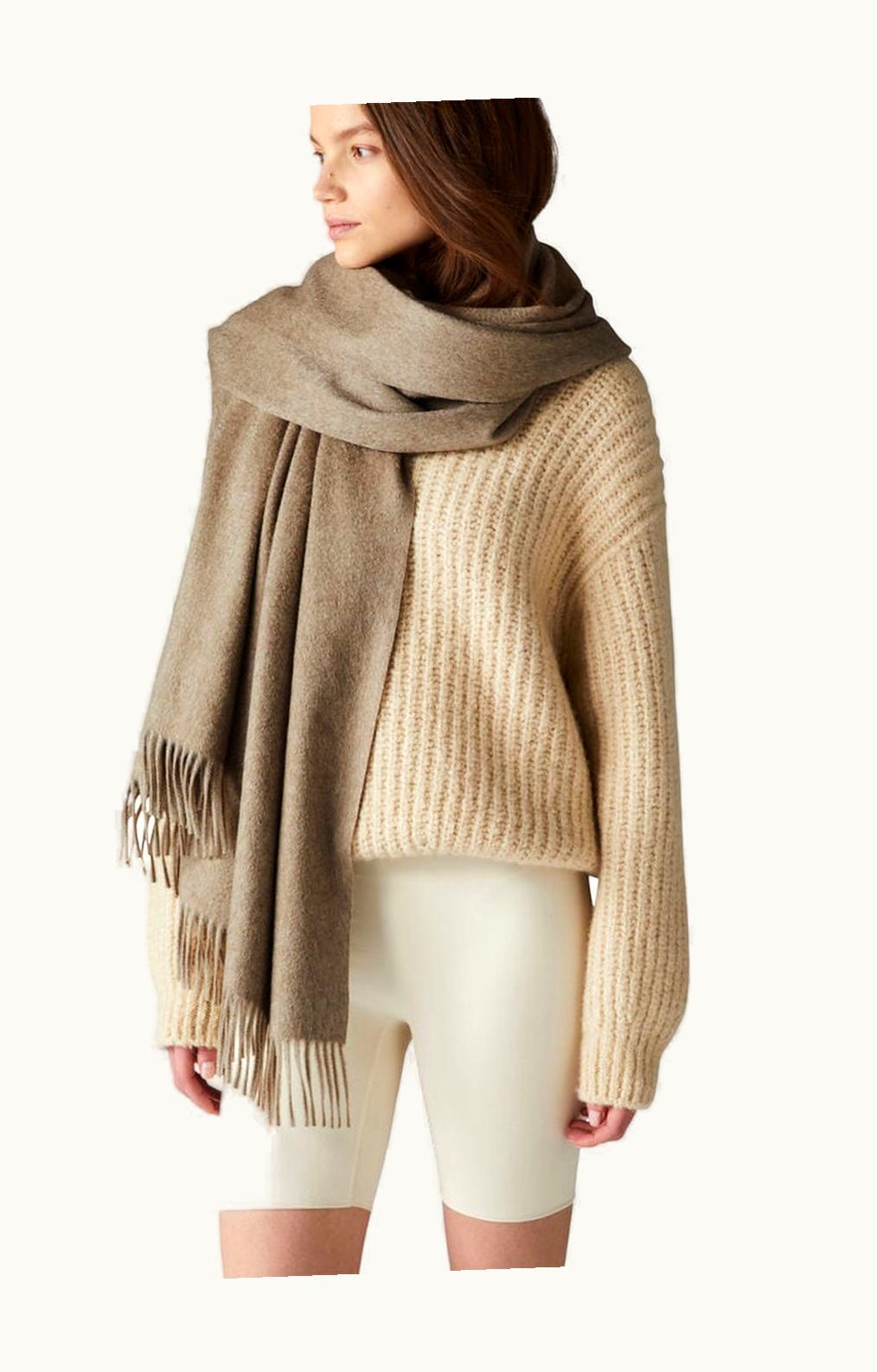 Loro Piana Loro Piana Cocooning Stole Warm Taupe Mel
