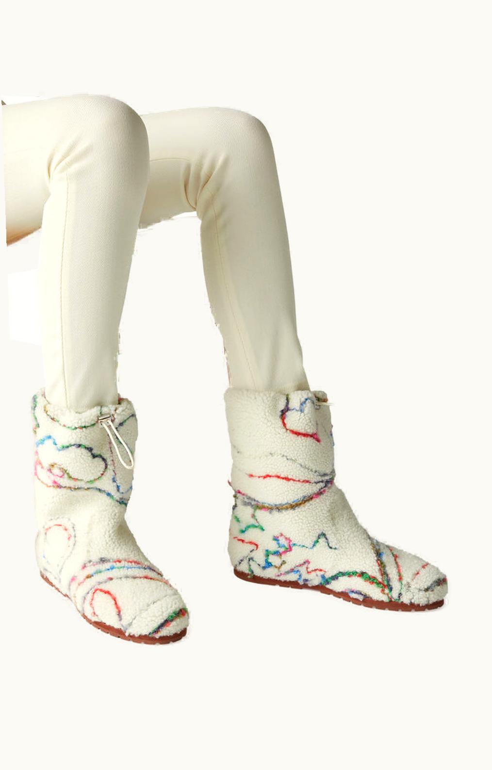 Loro Piana Loro Piana Quinn Ankle Boots Malt/Natural/Deep Kummel